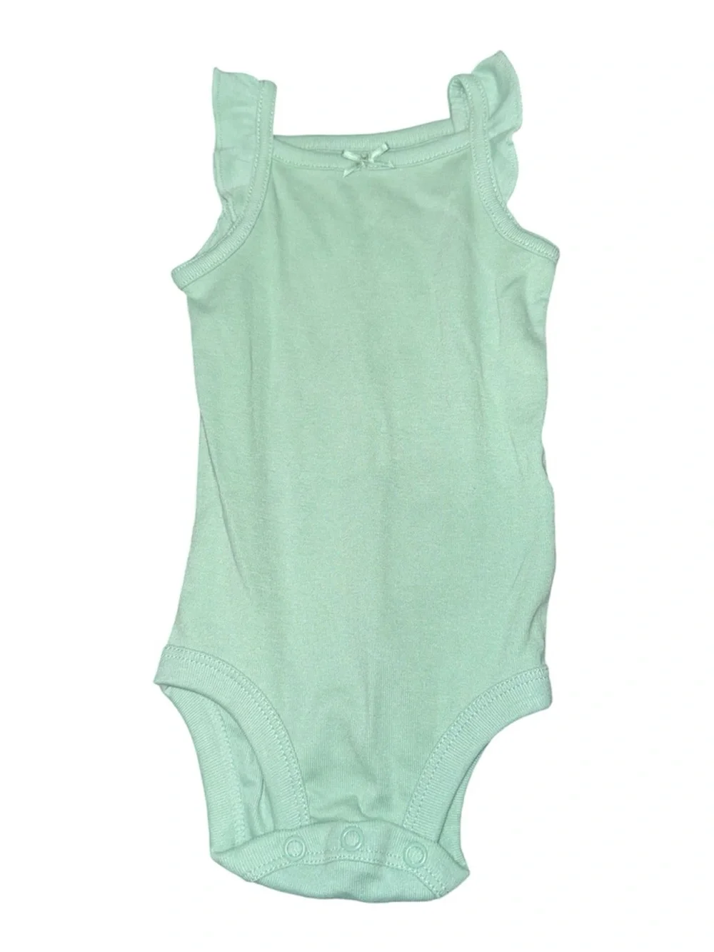 ⭐️ 4 for $16 Bundle | Carter’s Baby Girl Mint Green Sleeveless Bodysuit | 0-3 M